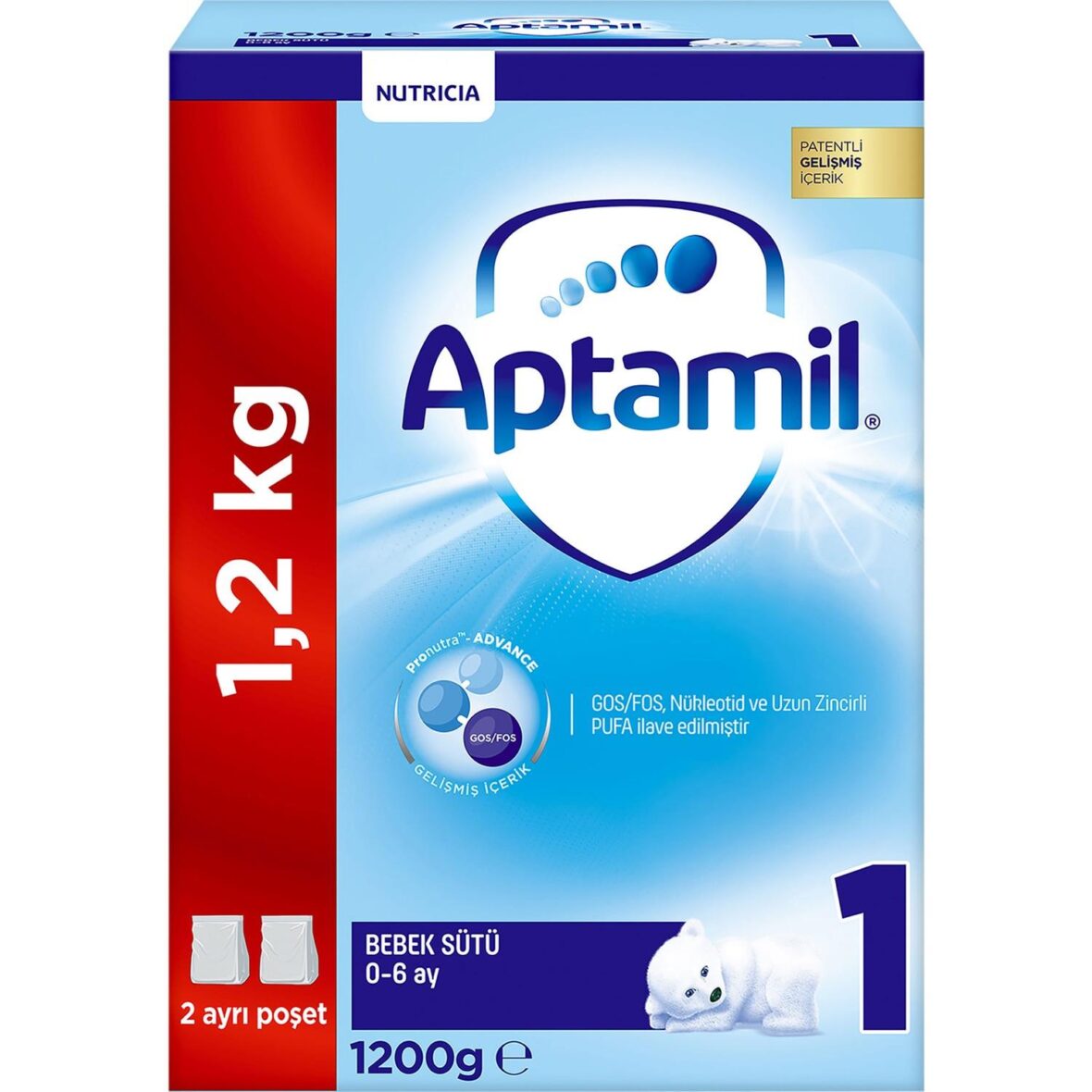 Aptamil Bebek Sütü Maması No1 0-6 Ay 1200gr