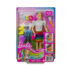 barbie leopar desenli saclar bebegi grn81 202299