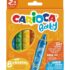 carioca jumbo bebek elleri kirletmeyen pastel boya kalemi 8li 204694