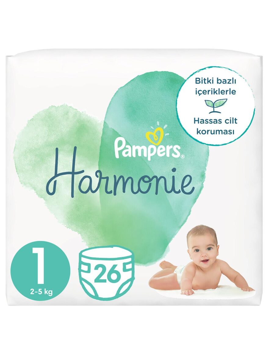 Prima Pampers Harmonie Bebek Bezi 1 Beden 26 Adet