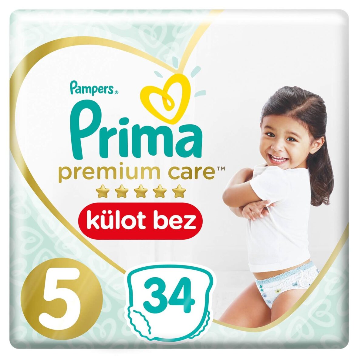 Prima Premium Care Külot Bebek Bezi 5 Beden 34 Adet