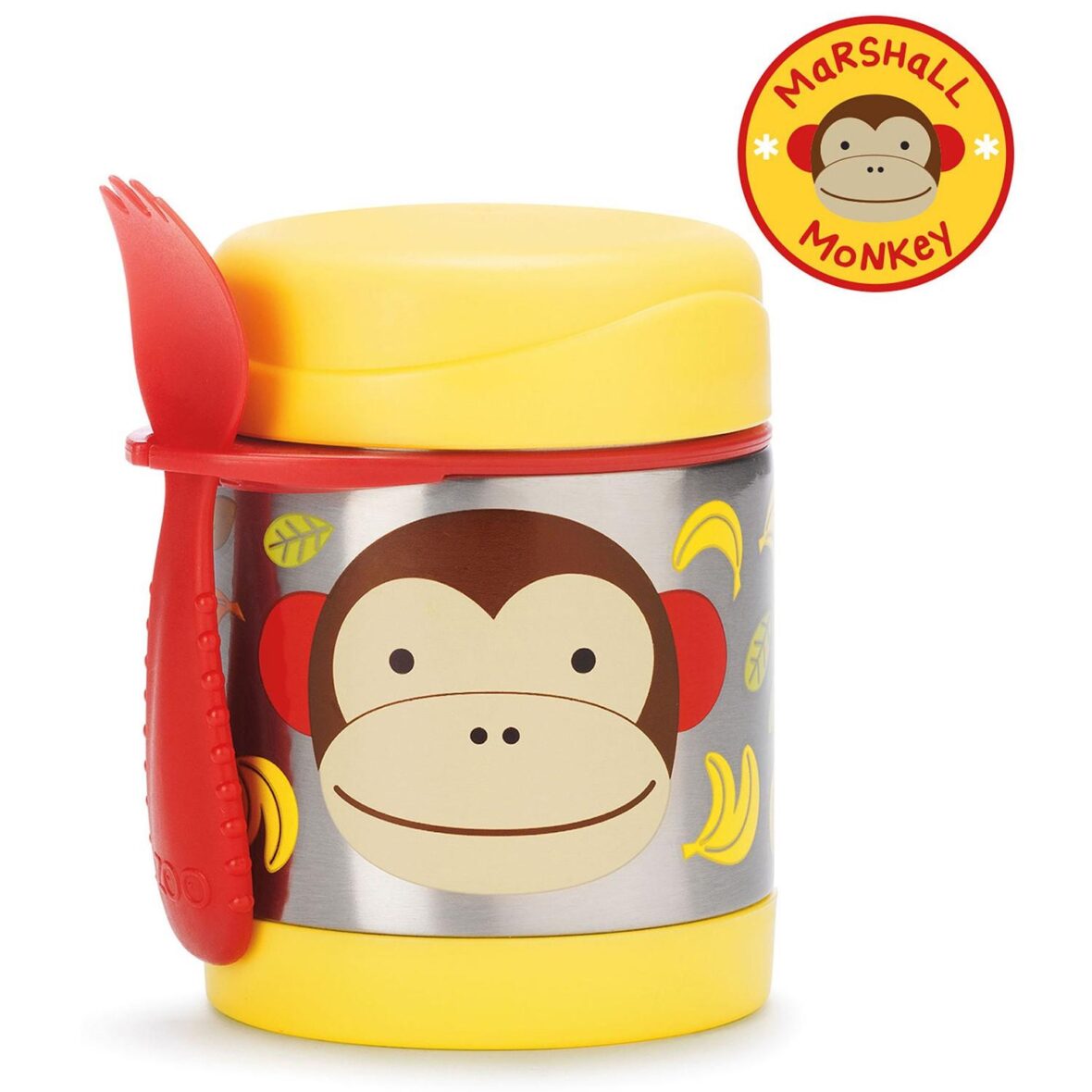 Skip Hop Zoo Paslanmaz Çelik Termos 325ml Maymun