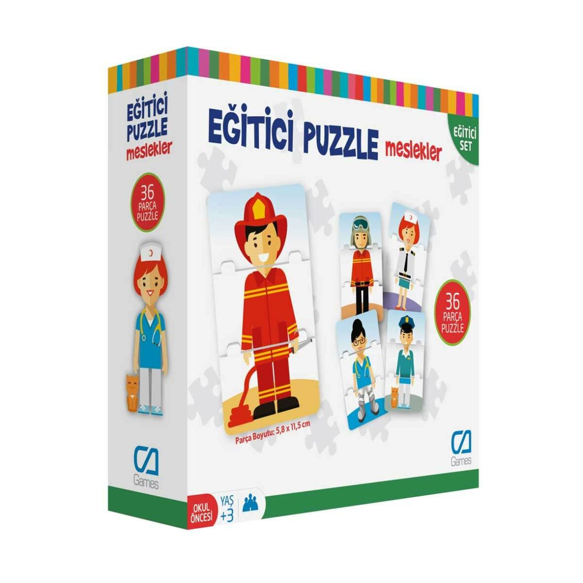 Games Eğitici Puzzle Meslekler 36 Parça