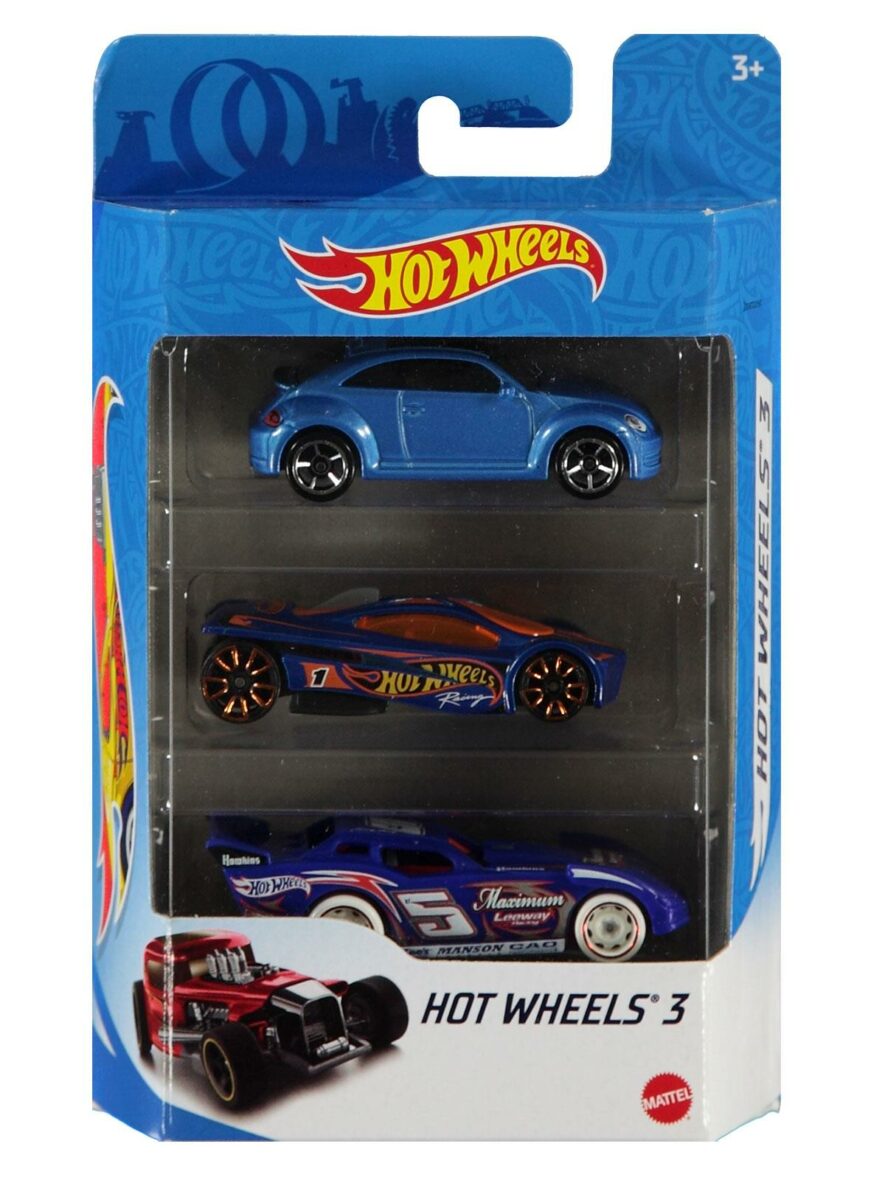 Hot Wheels 3Lü Araba Seti K5904