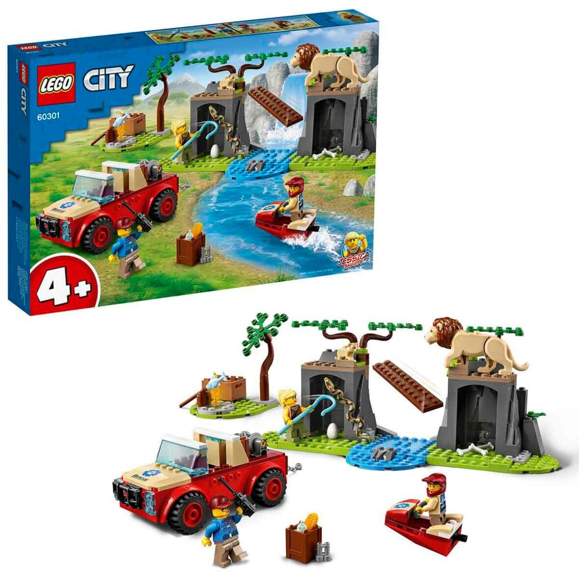 Lego City Vahşi Hayvan Kurtarma Jipi 60301