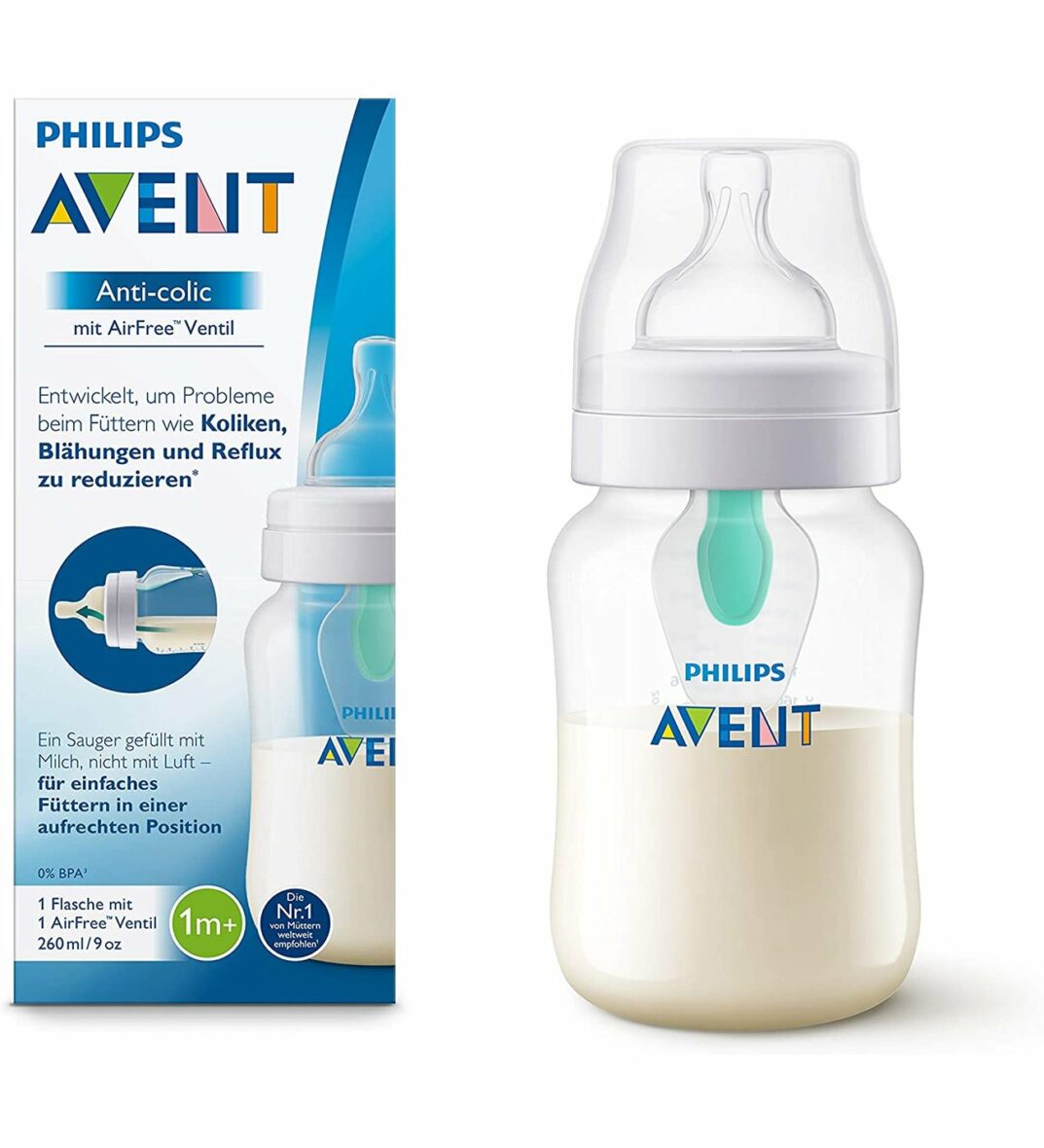 philips-avent-antikolik-biberon-260ml-190447