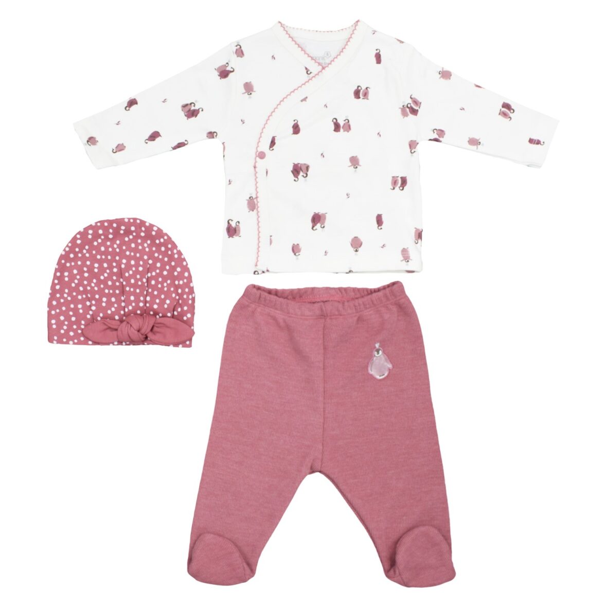 Bibaby Biorganic Little Love 3’Lü Set 73291 Rose Dry