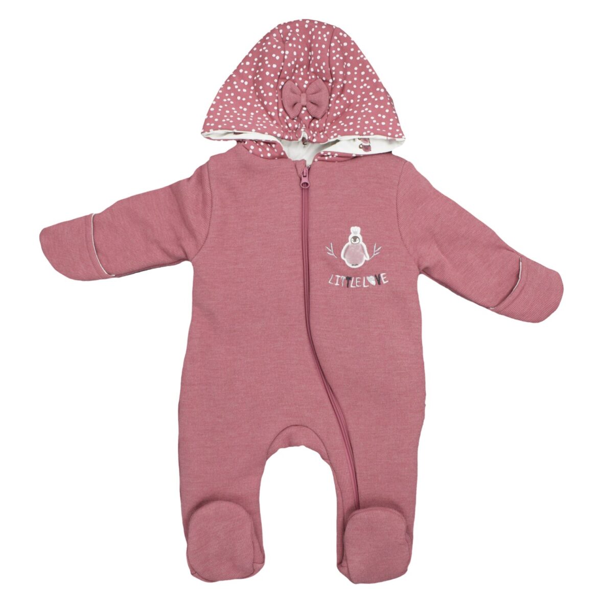 Bibaby Biorganic Little Love Elyaflı Tulum 60636 Rose Dry