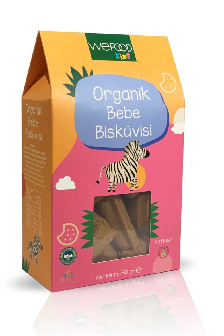 Wefood Kids Organik Bebe Bisküvisi 90gr