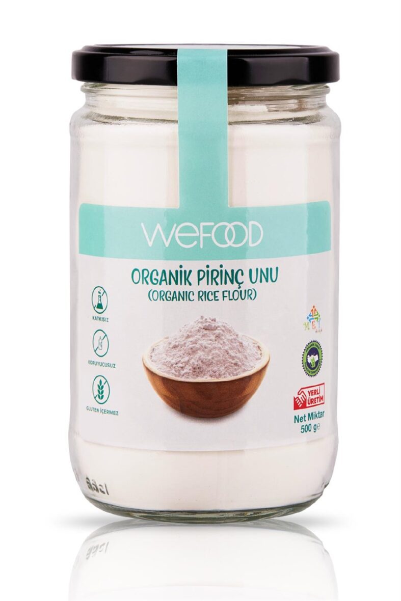 Wefood Organik Glütensiz Pirinç Unu 500gr