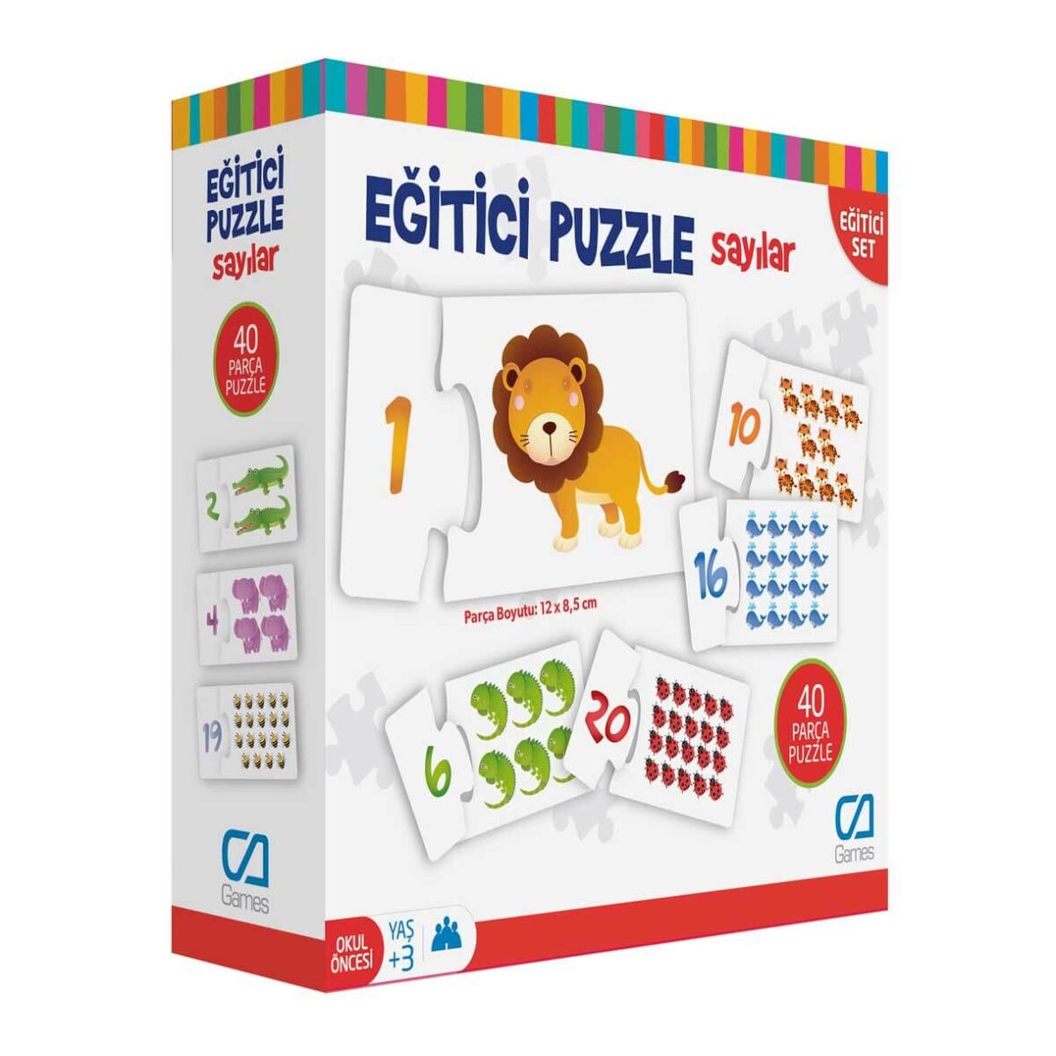 Games Eğitici Puzzle Sayılar 40 Parça