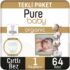 sleepy pure baby organik bebek bezi 2li jumbo 1 beden 2 5 kg 64 adet 226907