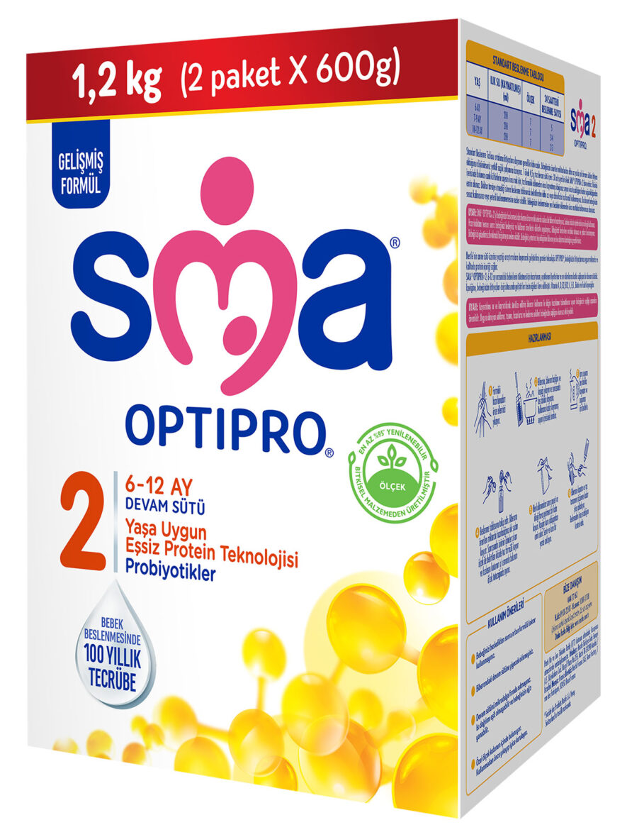 SMA Optipro Probiyotik 2 Bebek Devam Sütü 6-12 Ay 1200gr