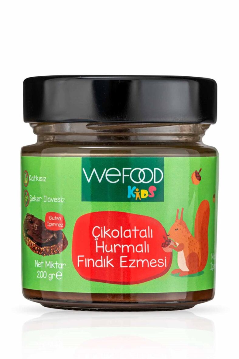 Wefood Kids Çikolatalı Hurmalı Fındık Ezmesi 200gr