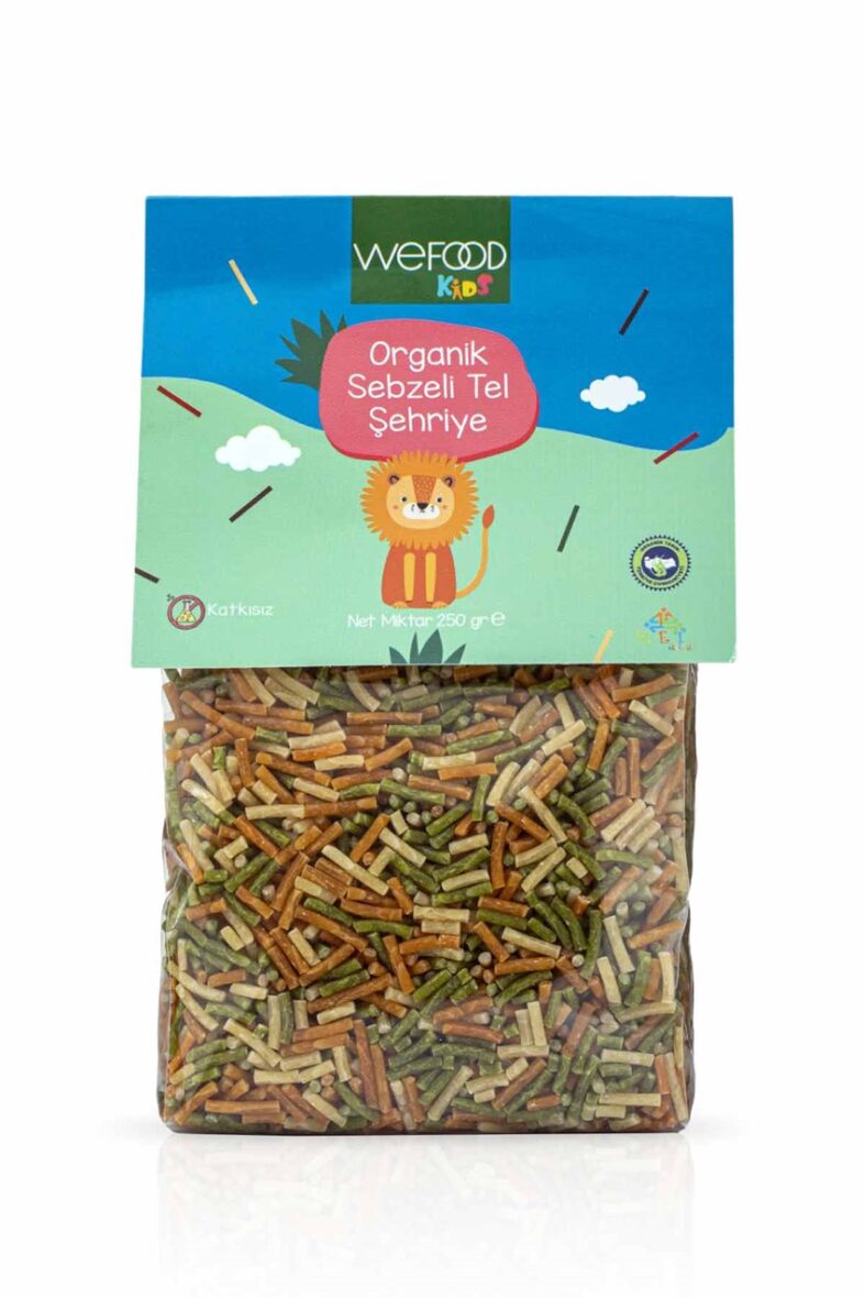 Wefood Kids Organik Sebzeli Tel Şehriye 250gr