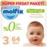 molfix pure soft bebek bezi super firsat paketi 3 beden 4 9 kg 64 adet 229984