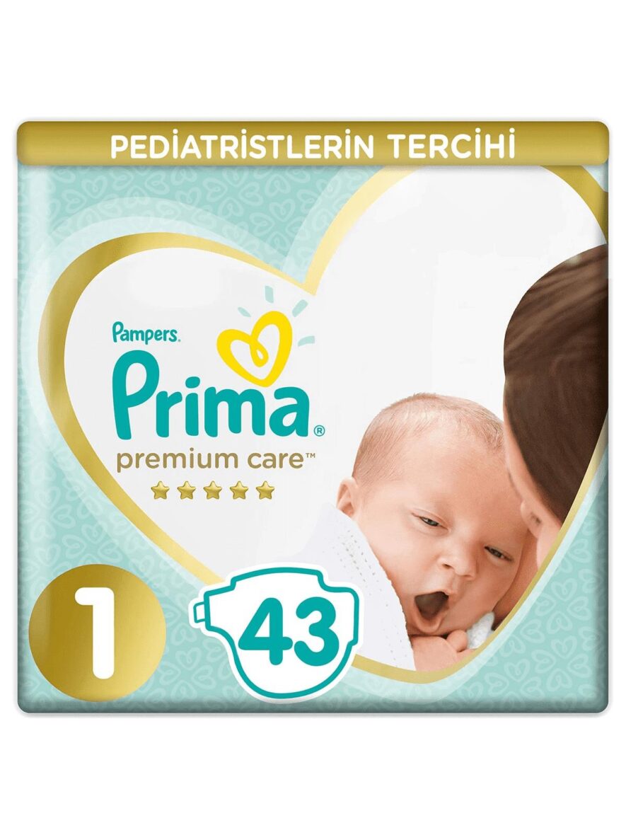 Prima Premium Care Bebek Bezi İkiz Paket 1 Beden 43 Adet