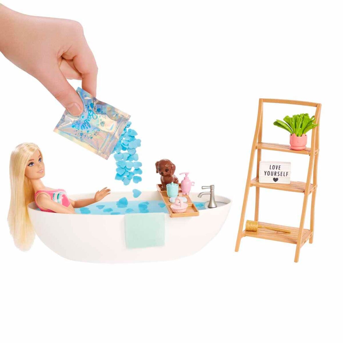 Barbie Wellness Barbi’nin Spa Günü Oyun Seti HKT92