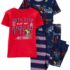 carter s erkek bebek 4 lu pijama set 1o830910 karisik renkli 233075