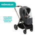 chicco mysa bebek arabasi silver grey 233467