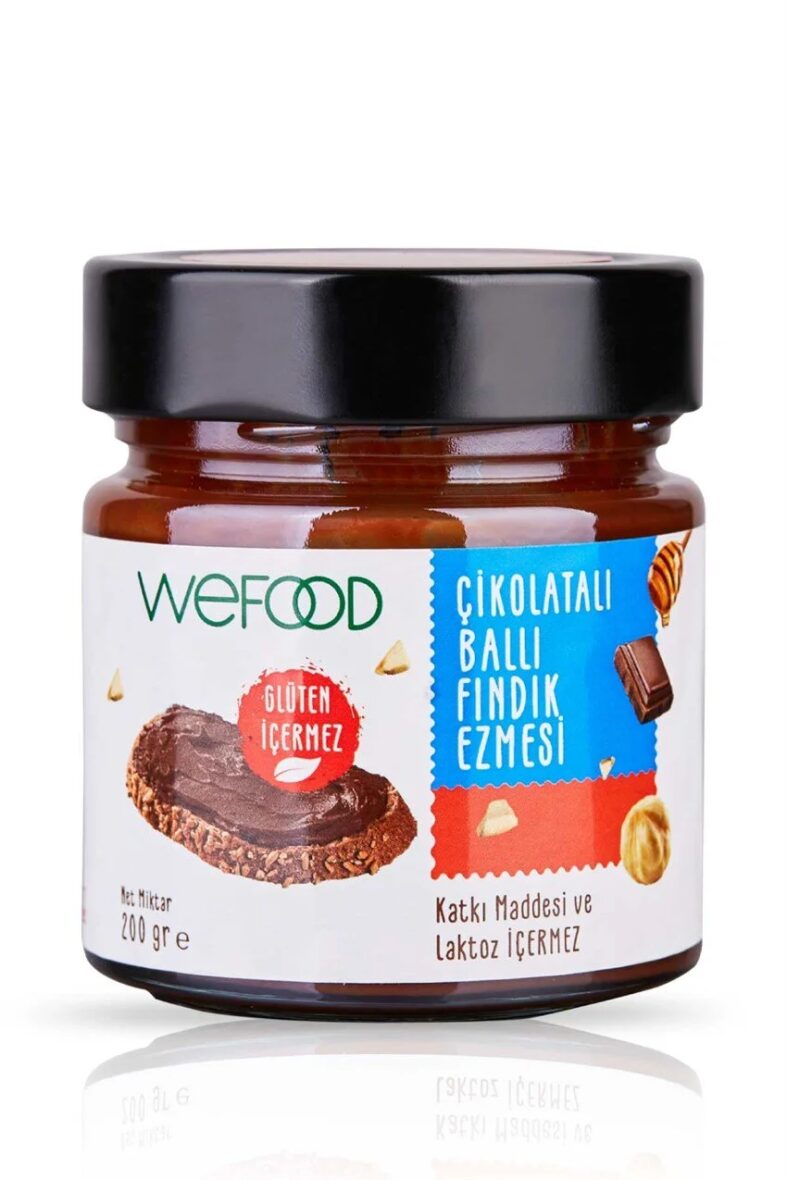 Wefood Çikolatalı Ballı Fındık Ezmesi 200gr