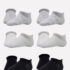 bistyle 6li penye sneakers soket corap bs6102 gri 234739