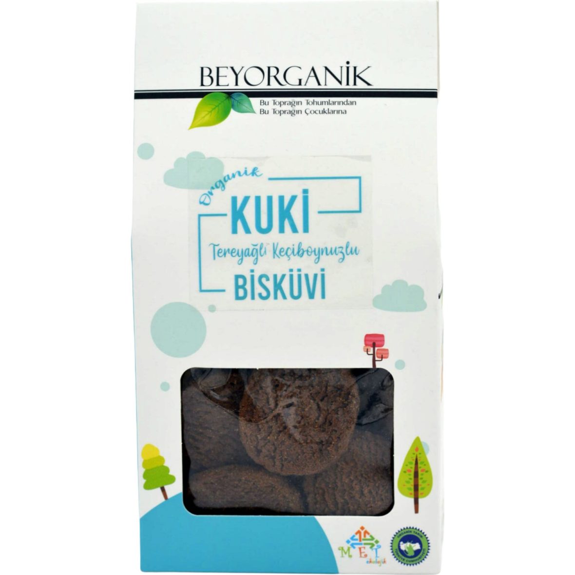 Beyorganik Organik Kuki Tereyağlı Keçiboynuzlu Bisküvi 120gr