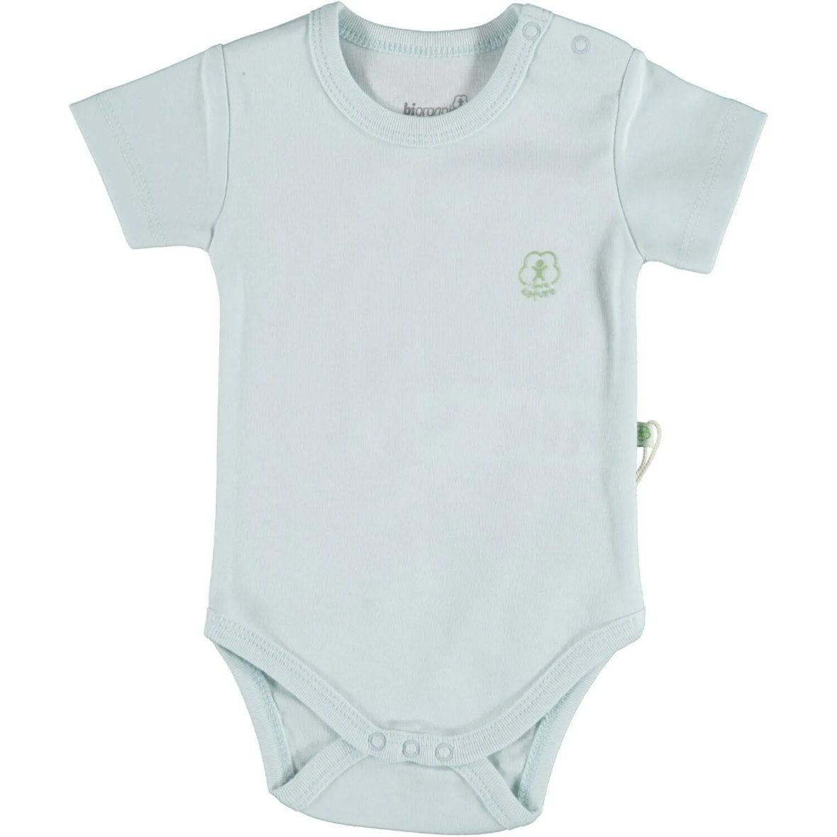 Bibaby Biorganic Basic Nature Kısa Kol Body 56884 Mavi