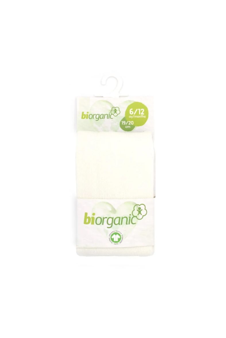 Bibaby Biorganic Dark Basic Külotlu Çorap 68469 Ekru