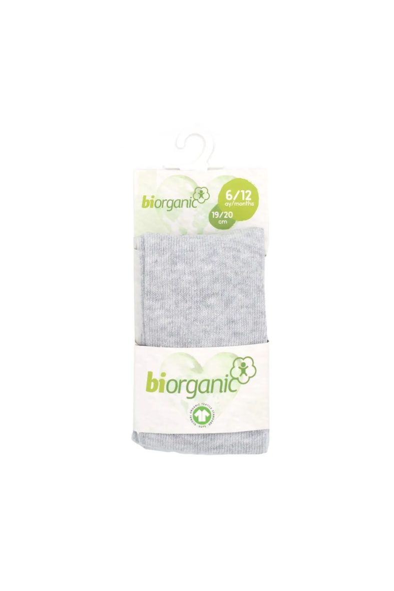 Bibaby Biorganic Dark Basic Külotlu Çorap 68469 Gri