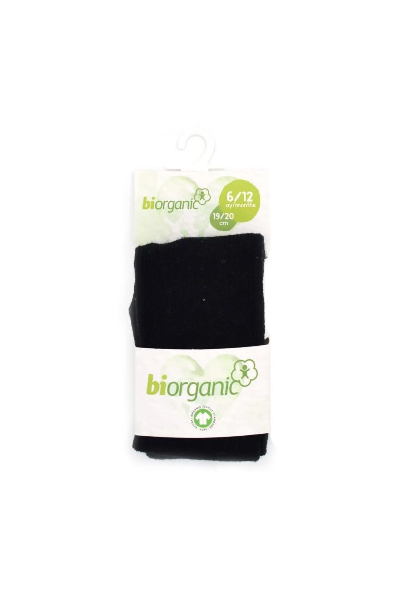 Bibaby Biorganic Dark Basic Külotlu Çorap 68469 Siyah