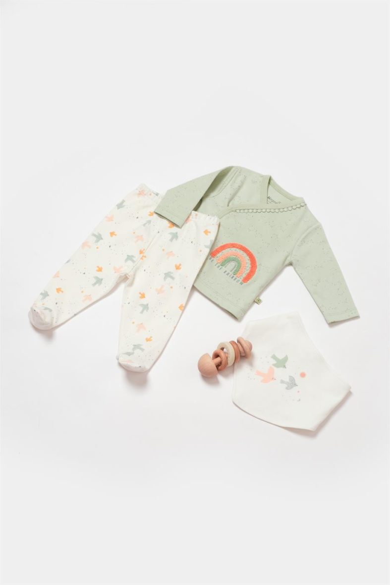 bibaby-biorganic-tiny-birds-3-lu-set-73309-ekru-yesil-236503