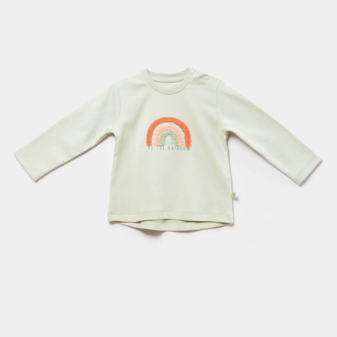 Bibaby Biorganic Tıny Bırds Sweat 57877 Ekru Yeşil