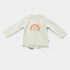 bibaby biorganic tiny birds sweat 57877 ekru yesil 236563