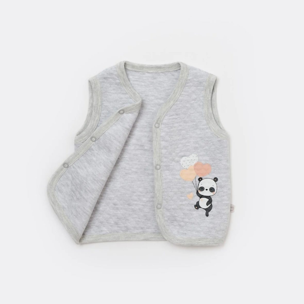 bibaby-hello-pandas-kapitone-yelek-61484-gri-236522