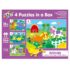 galt toys 4 puzzles in a box animals 18 ay 235225