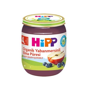 hipp-organik-yabanmersinli-elma-puresi-125gr-235615