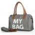 m y my bag deri anne bebek bakim cantasi 7070 gri 227763