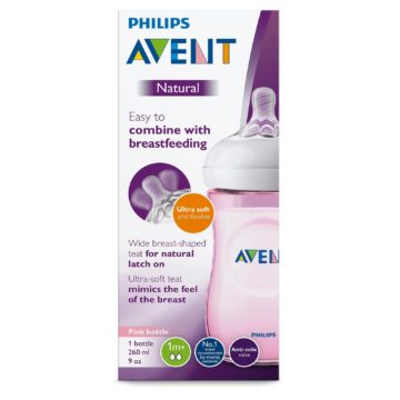 philips-avent-natural-pp-biberon-260ml-pembe-227004