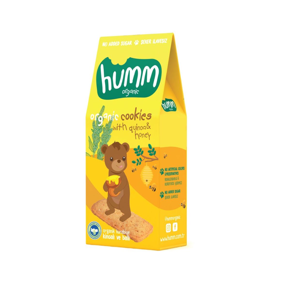 Humm Organik Ballı Kinoalı Kurabiye 55gr