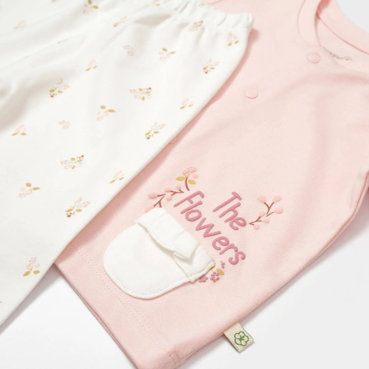 bibaby-biorganic-the-flowers-pijama-takimi-59764-ekru-pembe-242034