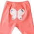 bibaby biorganic wild flowers patikli pantolon 57773 coral 226757