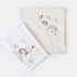 bibaby clouds are happy bambu muslin havlu set 66346 ekru 241659