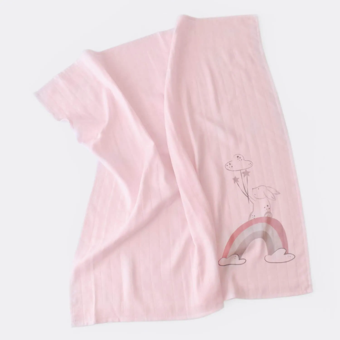 bibaby-pretty-rabbit-muslin-havlu-set-66345-pembe-241657