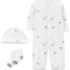 carter s bebek tulum sapka corap set 1n688010 beyaz 223137