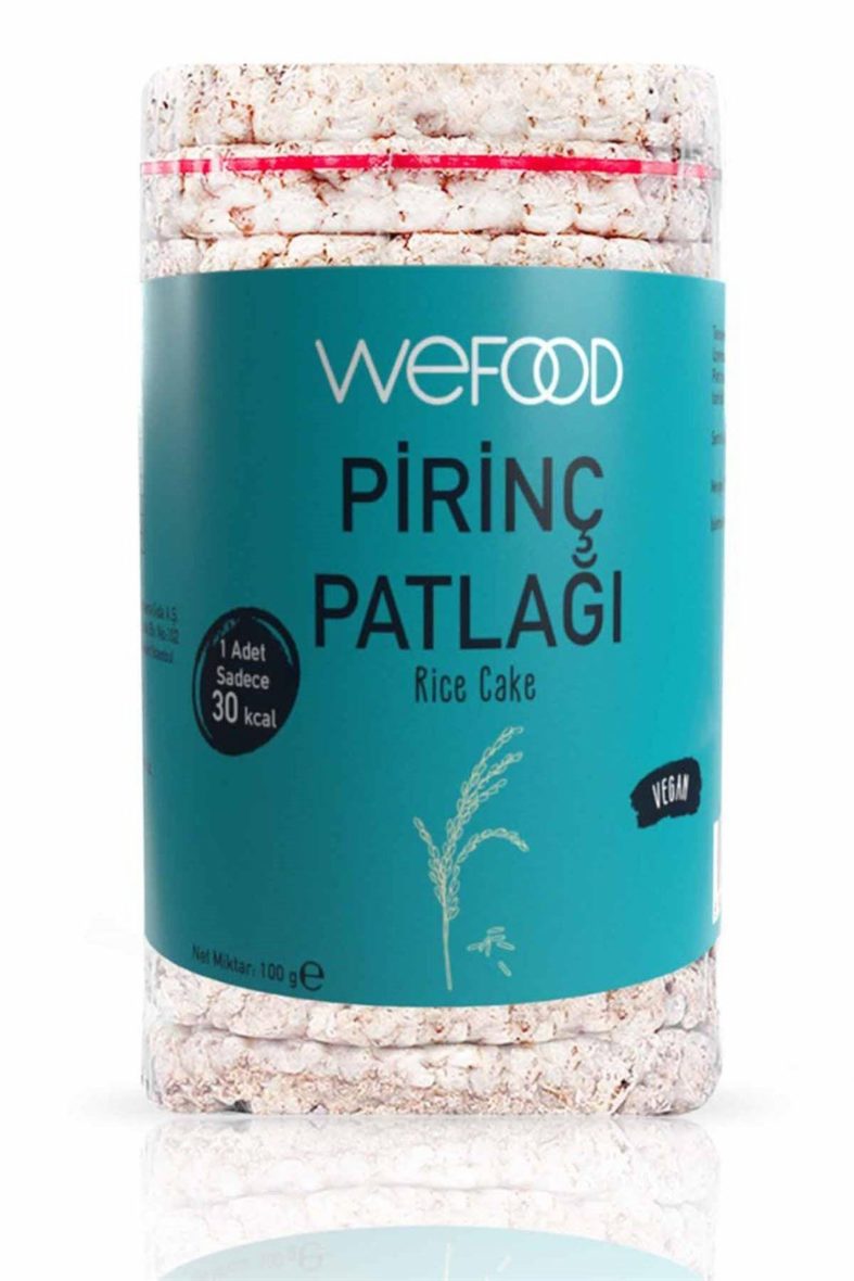 Wefood Glutensiz Pirinç Patlağı 100 Gr