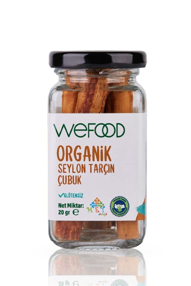 Wefood Organik Seylon Tarçın Çubuk 20gr