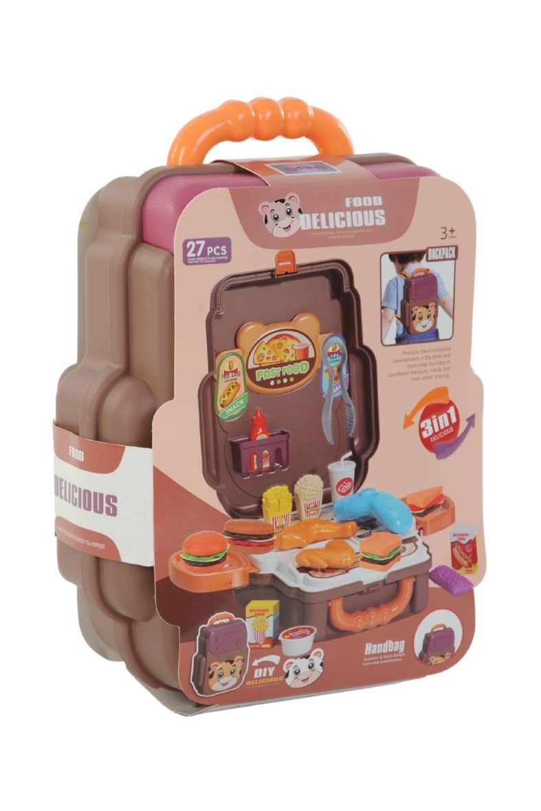 Aya Toys Backpack Fastfood Seti 27 Parça