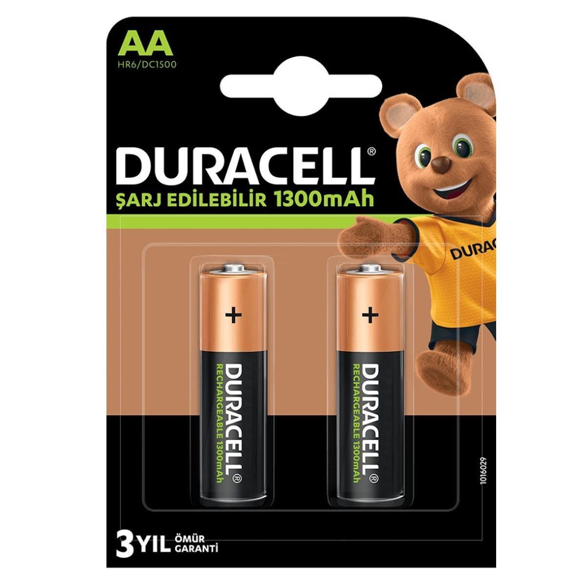 Duracell Şarj Edilebilir Pil 2’Li AA 1300 mAh