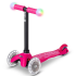 micro mini2grow deluxe magic led scooter pink 244359